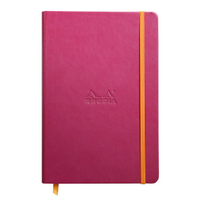 Rhodia Hardcover Notebook - A5 - Raspberry - Lined